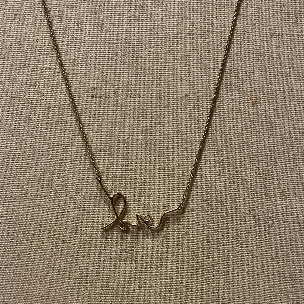 Stella & Dot love necklace